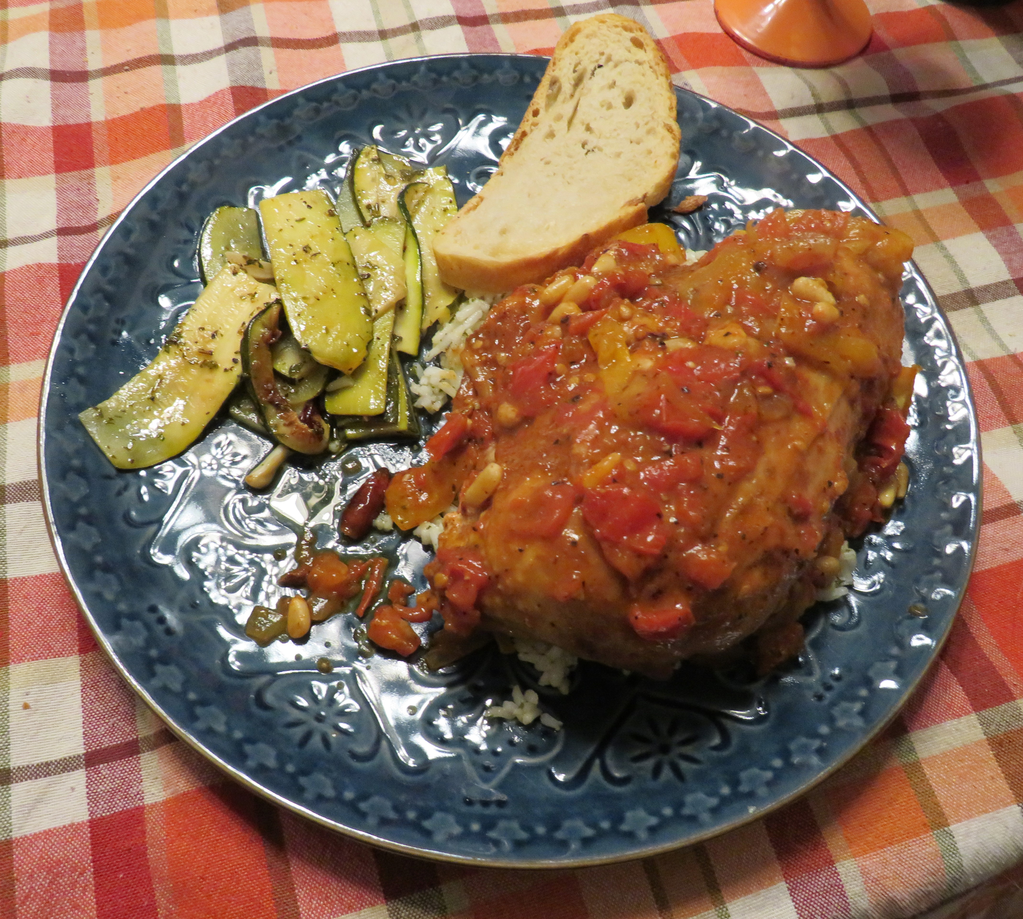 Middle Eastern Chicken With Tomato Sauce - A Jeanne in the Kitchen